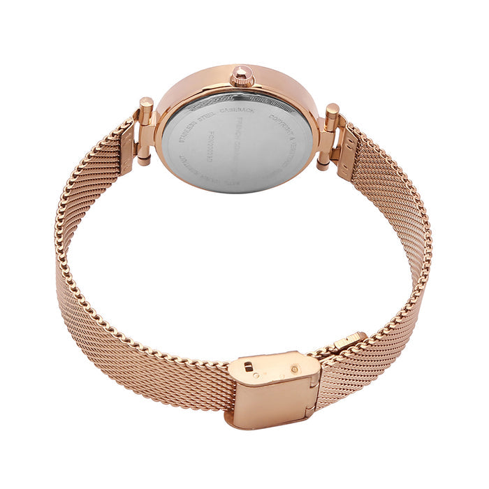 French Connection Analog Rose Gold Stainless Steel Women's Watch FCN00029D