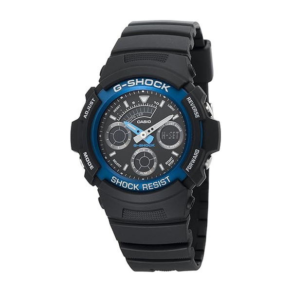 Casio Men's AW591-2A G-Shock Ana-Digi Chronograph Shock Resi