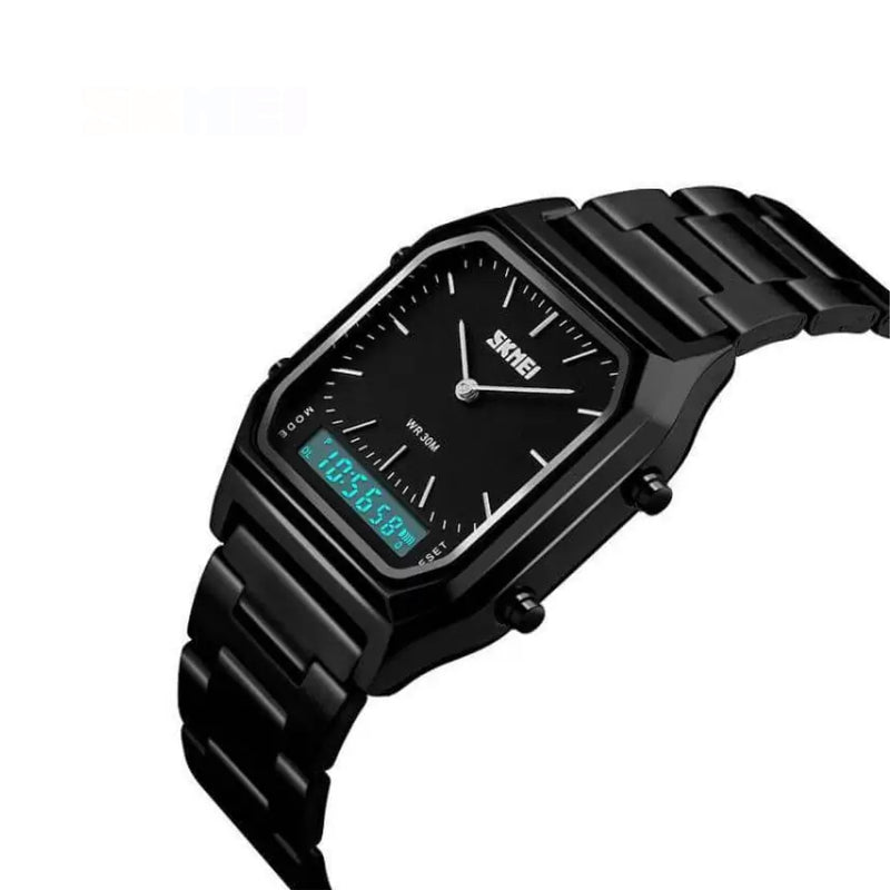 Skmei unisex Analog-Digital Dual Movement Stainless Steel Watch 1220