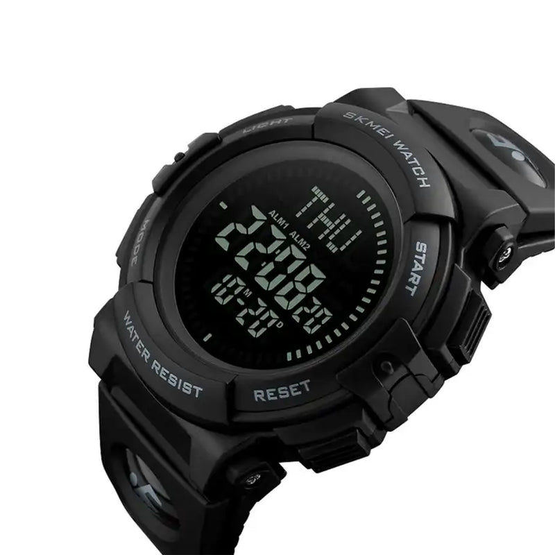 Skmei Men’s Multifunction Compass Waterproof World Time Sports Watch 1290