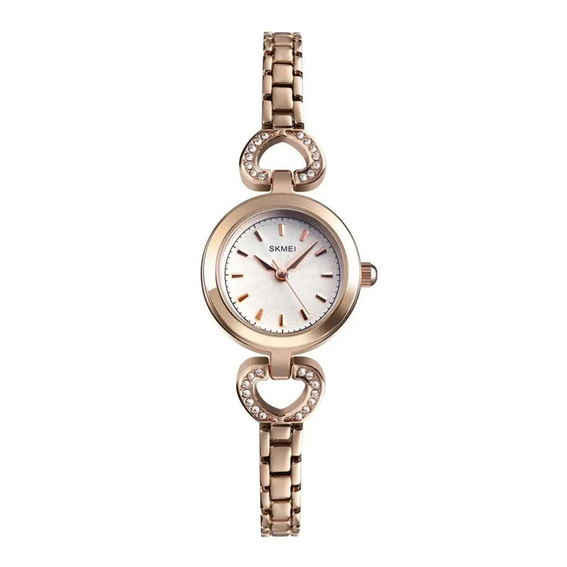 SKMEI Women's Analog Rose Gold Stainless Steel Watch 1408