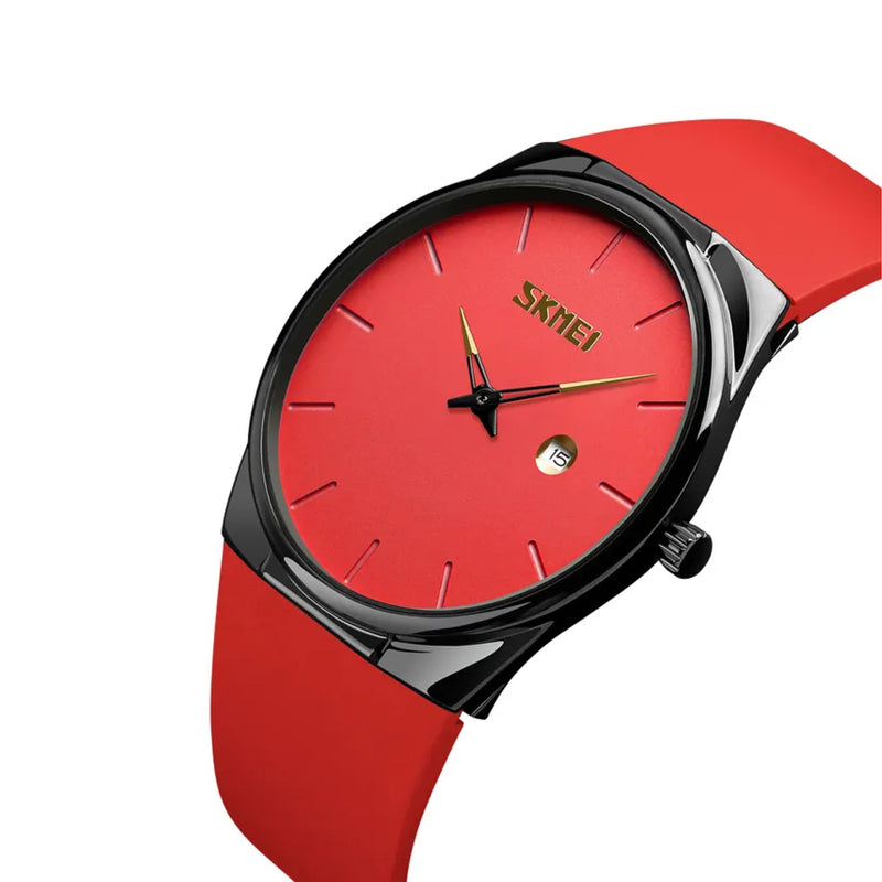 Skmei Unisex Analog Quartz Slim Fit Polyurethane Wrist Watch 1509