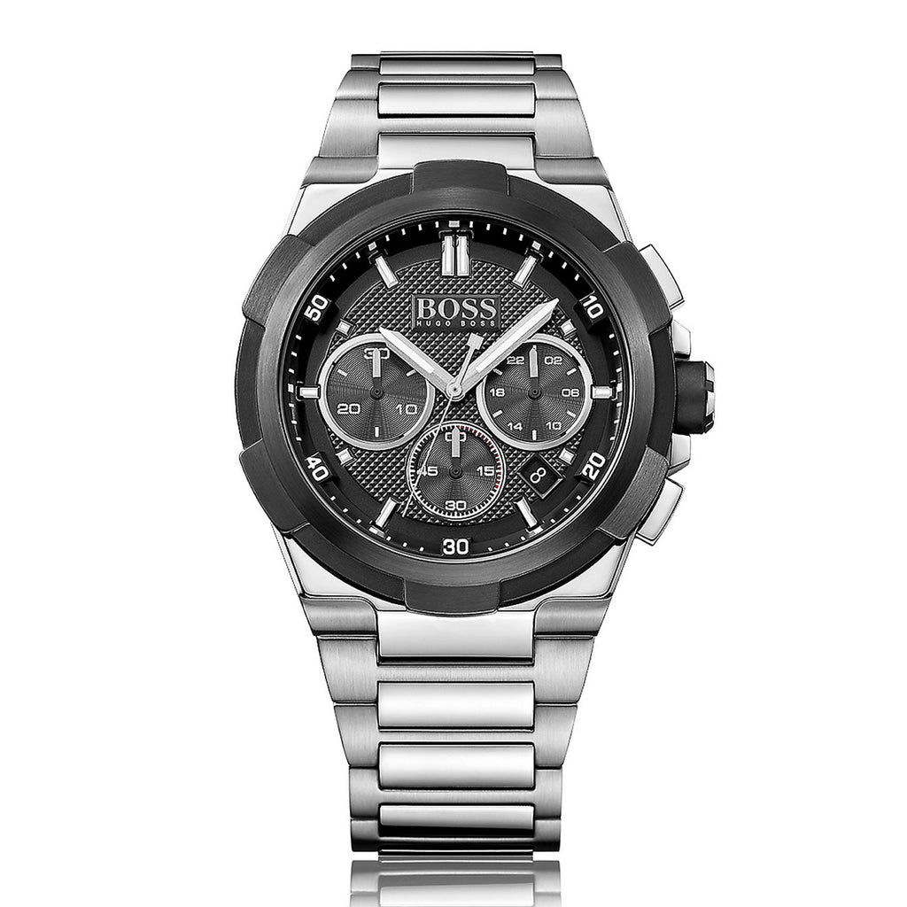 Hugo Boss Men s Supernova Stainless Steel case and Link Bracelet Watch