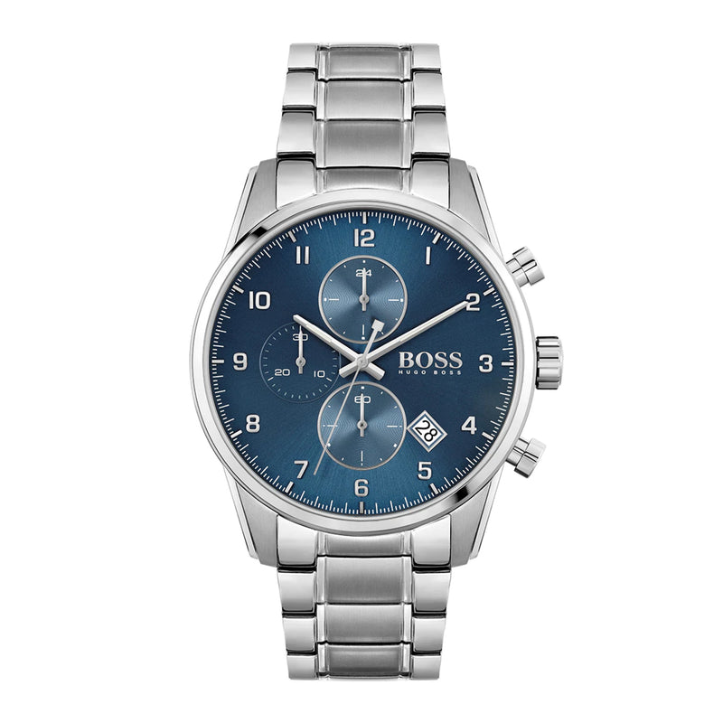 Hugo Boss Men's Grand Prix Quartz Silver Stainless Watch 1513478