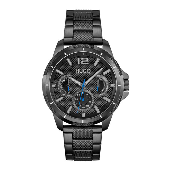 Hugo Boss Men’s Analog Multifunction Quartz Black Stainless Steel Bracelet Watch 1530211