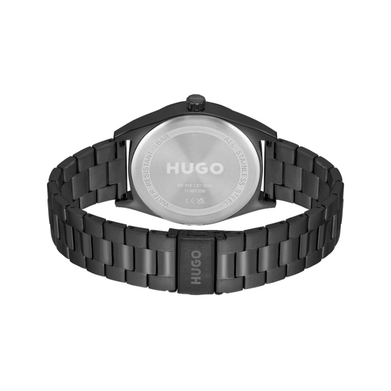Hugo Boss Men’s Black Stainless Steel Bracelet Watch 1530253