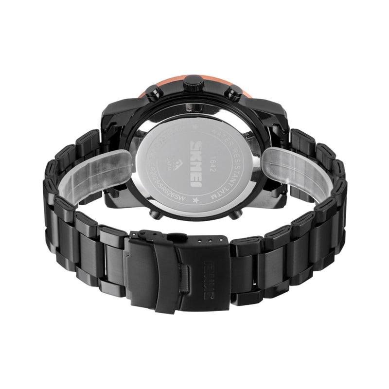SKMEI Men's Analog Digital Quartz Stainless Steel Watch 1642