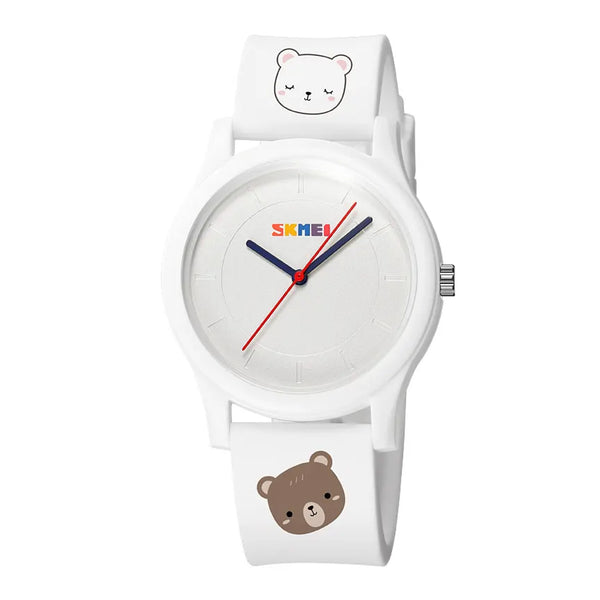 SKMEI Kids Quartz Waterproof little bear Strap Wristwatches 1880