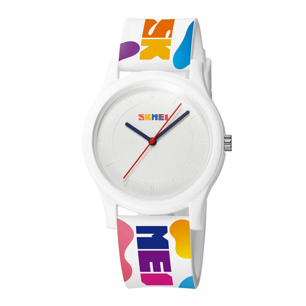 SKMEI Kids Quartz Waterproof Colorful Strap Wristwatches 1880