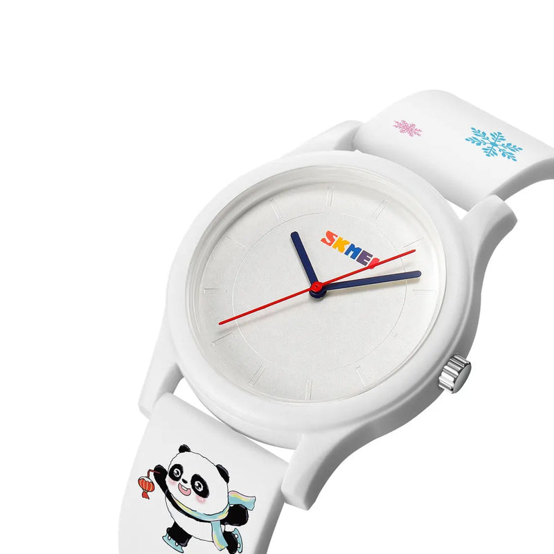 SKMEI Kids Quartz Waterproof Panda Strap Wristwatches 1880