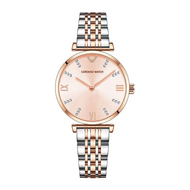 Poedagar Women's Stainless Steel Quartz Waterproof Elegant Wristwatch - 316RGGDS