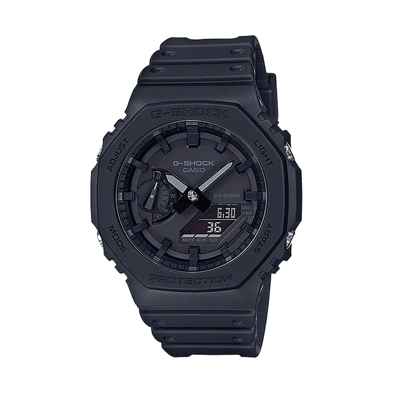 Casio G-Shock Men's Analog-Digital Black Dial Watch - GA-2100-1A1DR