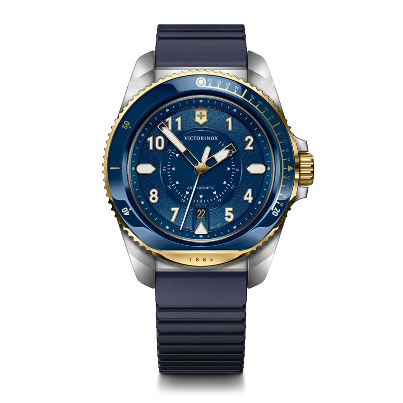 Victorinox Men's Journey 1884 Blue Rubber Band Watch 242013