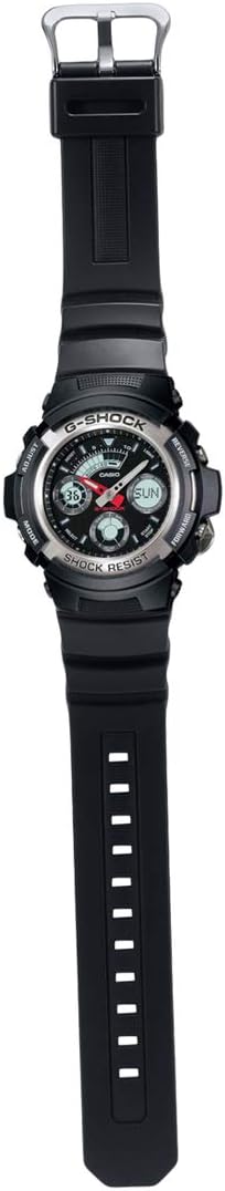 G-Shock Men's Analog-Digital Black Watch AW-590-1ADR