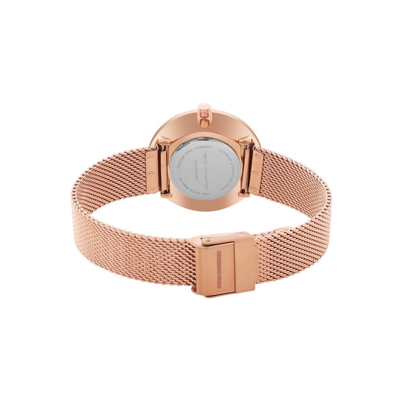 French Connection Analog Rose Gold Stainless Steel Women's Watch FCN00038C