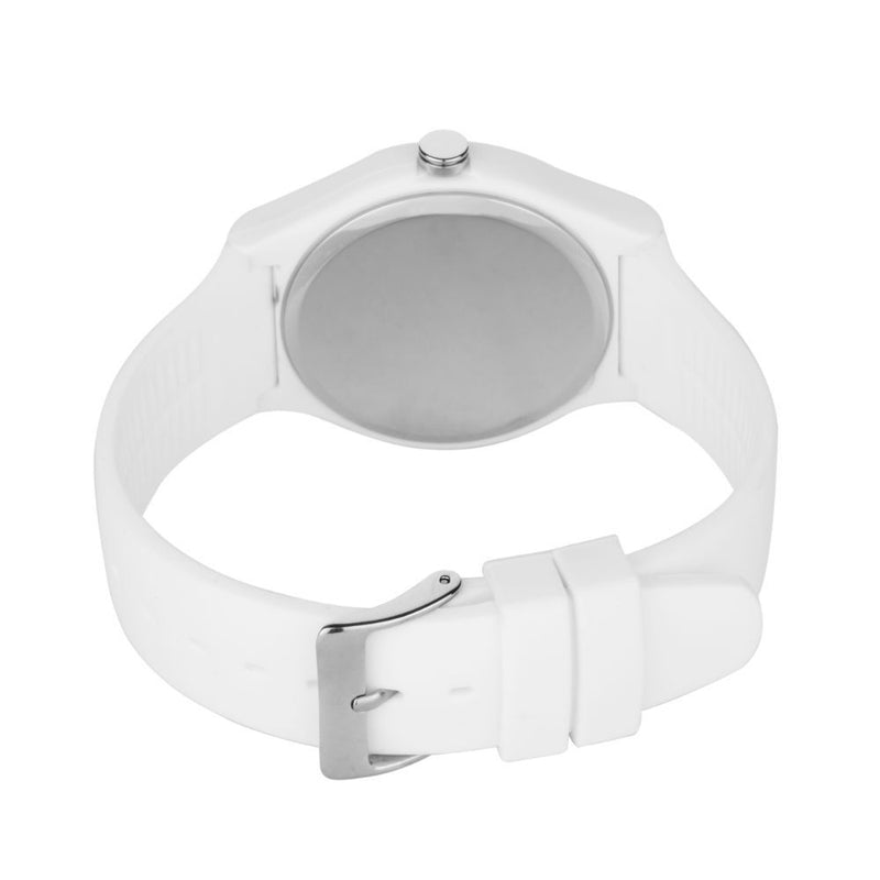 French Connection Analog White Silicone Women Watch FC173W