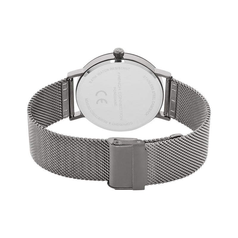 French Connection Analog Grey Stainless Steel Men's Watch FCN00043E