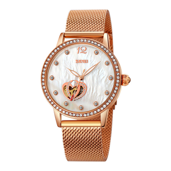 SKMEI Women's Automatic Mechanical Stainless Steel Wristwatch 9255
