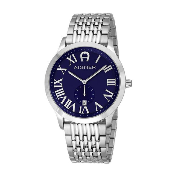 Aigner Men's Treviso Silver Stainless Steel Quartz Watch A44121