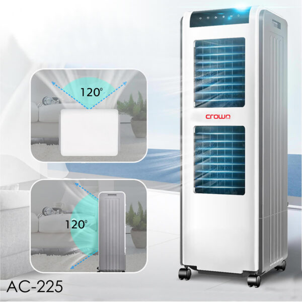 Portable Evaporative Air Cooler 30 L 210 W AC-225 White