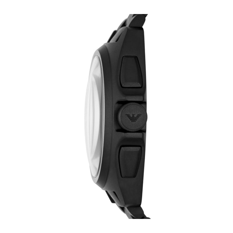 Emporio Armani Chronograph Black Stainless Steel Watch AR11412