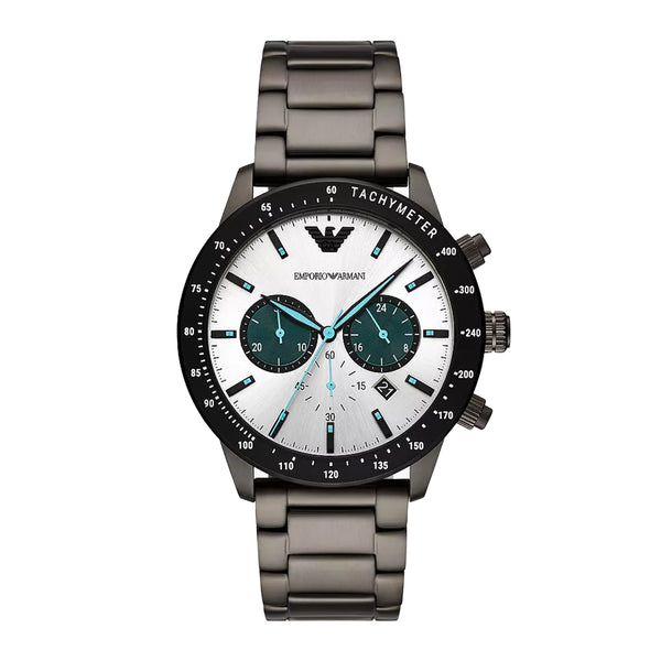 Emporio Armani Men's Chronograph Gunmetal Stainless Steel Watch AR11471