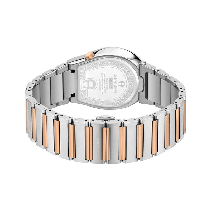 Aigner Men's Milano Silver & Rose Gold Stainless Steel Watch ARWGG0000203