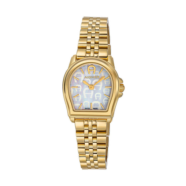 Aigner Verona Women's Analog Gold Stainless Steel Watch ARWLG4810001
