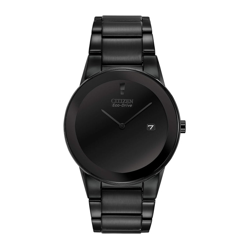 Citizen Men's Eco-Drive Black Ion-Plated Axiom Watch AU1065-58E