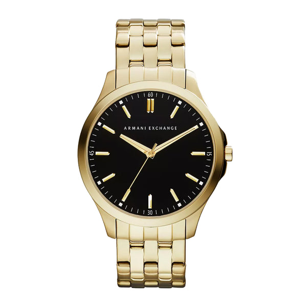 Armani Exchange Men's Three-Hand Gold-Tone Stainless Steel Watch AX2145