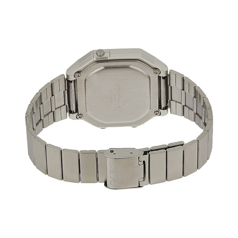 Casio Men's Stainless Steel Digital Wrist Watch B650WD-1ADF - 41 mm - Silver