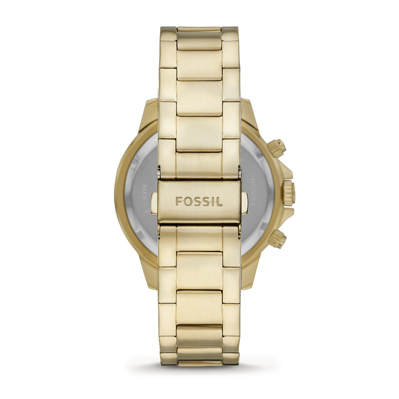 Fossil Men's Bannon Multifunction Gold-Tone Stainless Steel Watch BQ2493