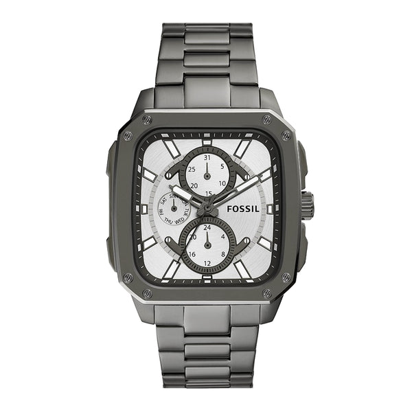 Fossil Men's Multifunction Gunmetal Stainless Steel Watch BQ2657