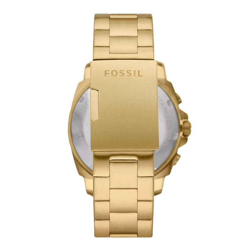 Fossil Men Privateer Sport Chronograph Gold-Tone Stainless Steel Watch BQ2694