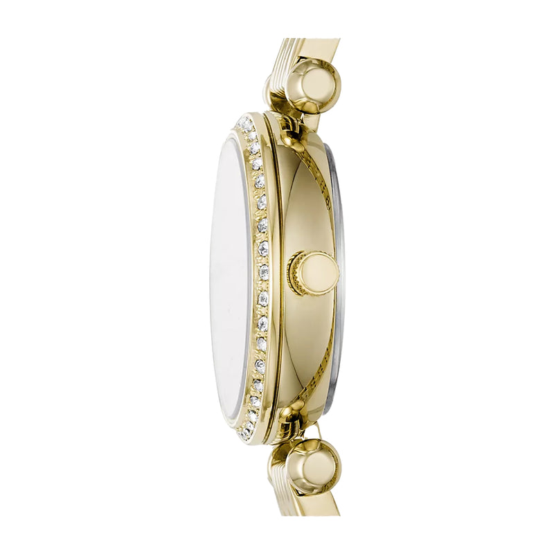 Fossil Women's Tillie Mini Three-Hand Gold-Tone Stainless Steel Watch BQ3503