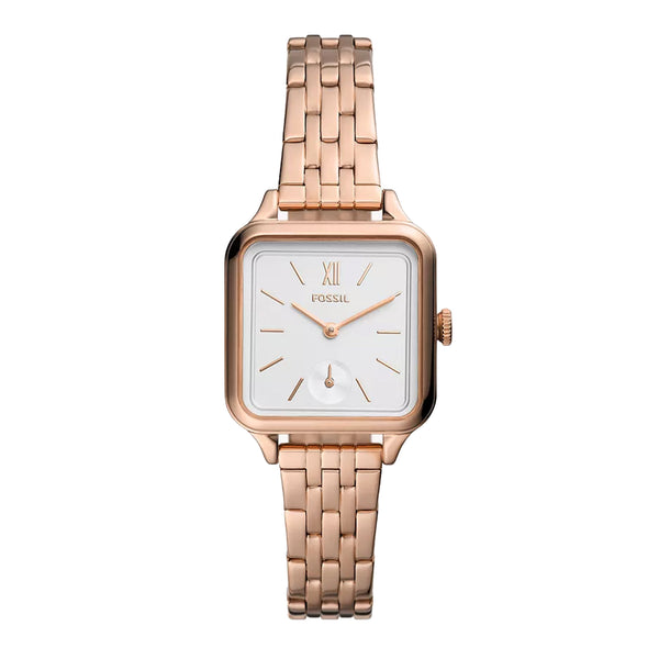 Fossil Women's Colleen Three-Hand Rose Gold-Tone Stainless Steel Watch BQ3831