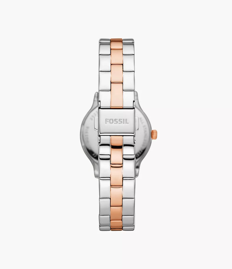 Fossil Women Modern Sophisticate Three-Hand Two-Tone Stainless Steel Watch BQ3915