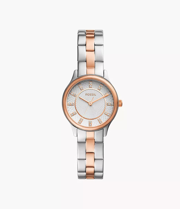 Fossil Women Modern Sophisticate Three-Hand Two-Tone Stainless Steel Watch BQ3915