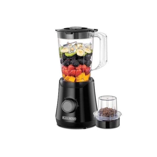 BLACK+DECKER 1.5L Blender with Grinding Mill 500 W BX530-B5 Black