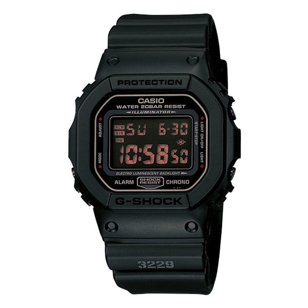 Casio G-Shock Men's Digital Quartz Resin Band Watch DW-5600MS-1DR