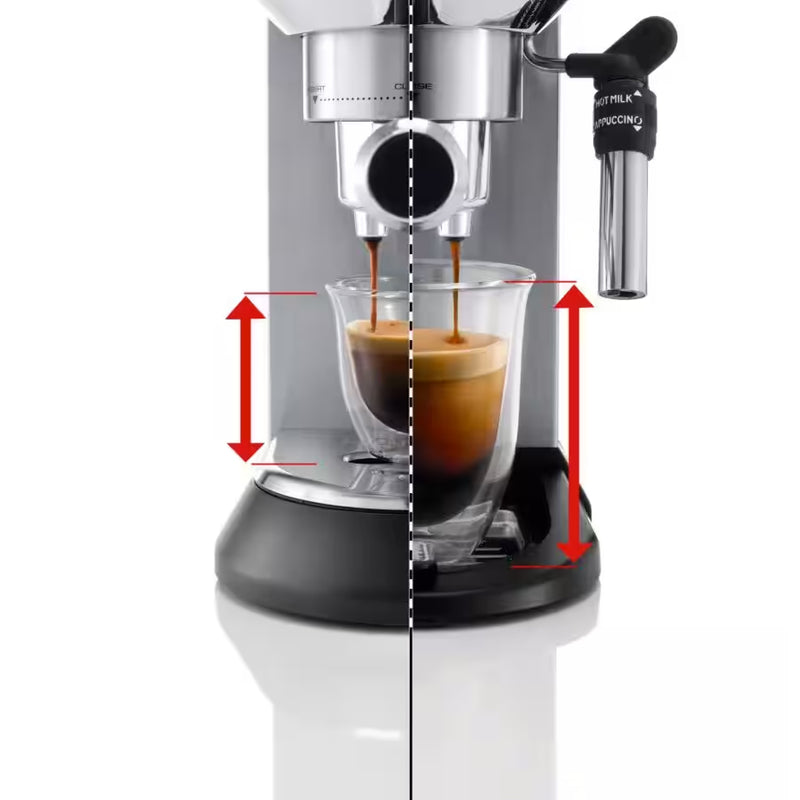 Dedica Espresso Coffee Maker 1.1 L 1350 W EC685.M Silver