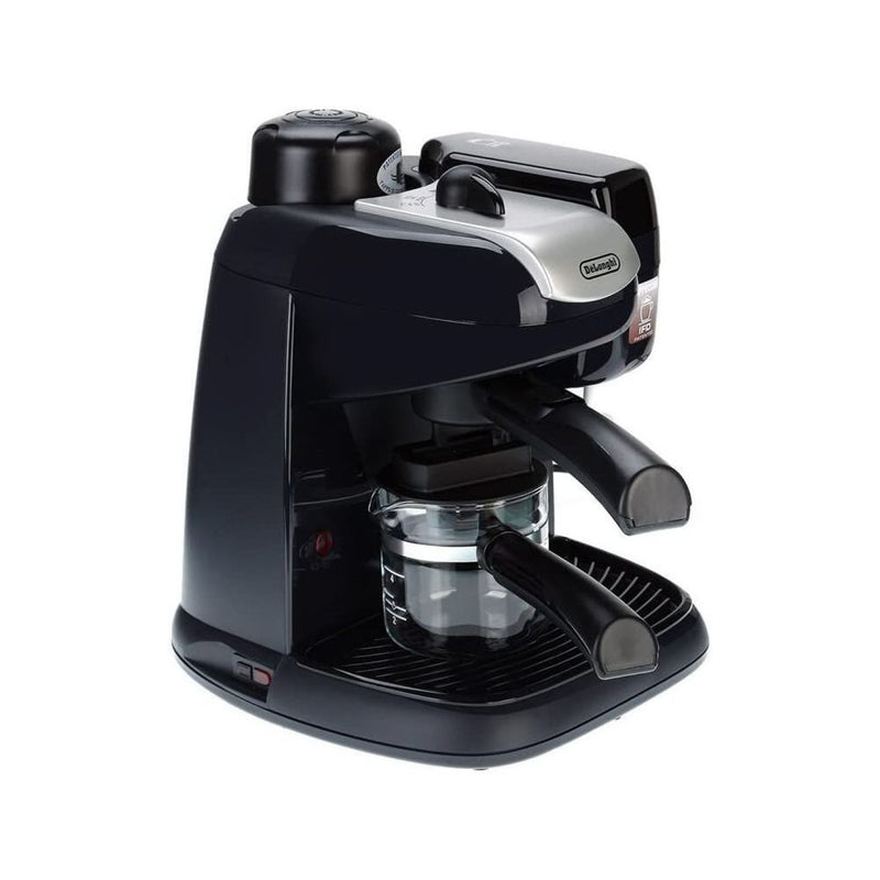 Steam Espresso Coffee Machine, 15 Bar, 800W, 4 Cups 800 W EC9 Black