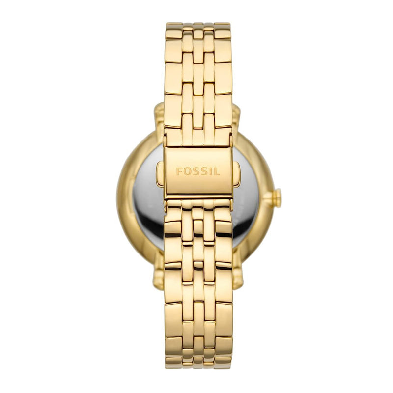 Fossil Women Jacqueline Sun Moon Multifunction Gold-Tone Stainless Steel Watch ES5167
