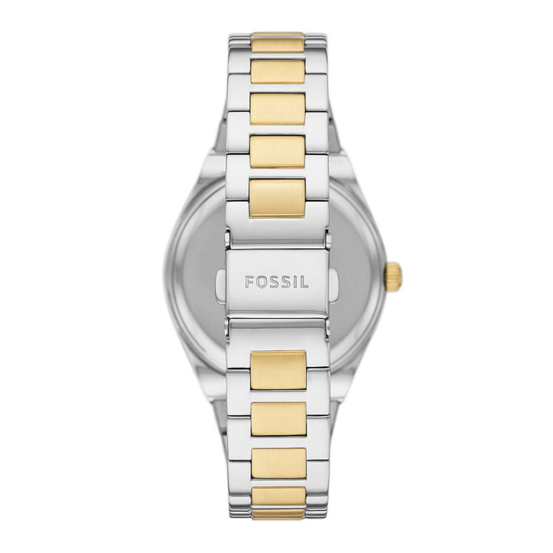 Fossil Women Scarlette Three-Hand Date Two-Tone Stainless Steel Watch ES5259