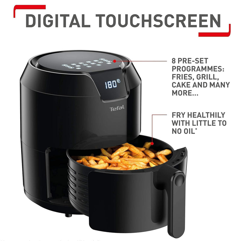 Tefal Easy Fry Precision Oilless Fryer, Airfryer, Digital Display, Healthy 4.2 L 1500 W EY401840 Black