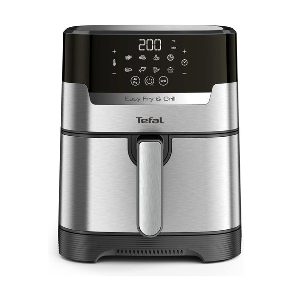 TEFAL Air Fryer | Easy Fry & Grill Digital 2-in-1 |4.2 L Capacity | 1550 W | Healthy Cooking | Air Fry + Grill | 8 Automatic Programs |Adjustable Temperature | Timer | 2 Years Warranty | EY505D27