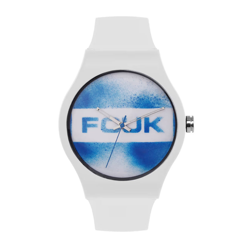 French Connection Analog White Silicone Women Watch FC176W.U