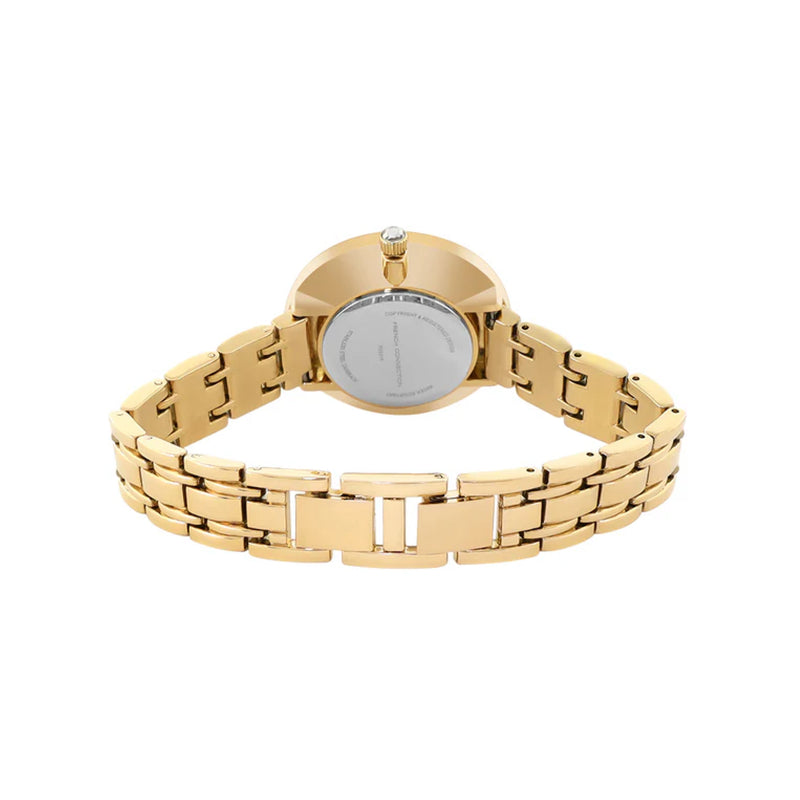 French Connection Analog Gold Stainless Steel Women's Watch FCE21R