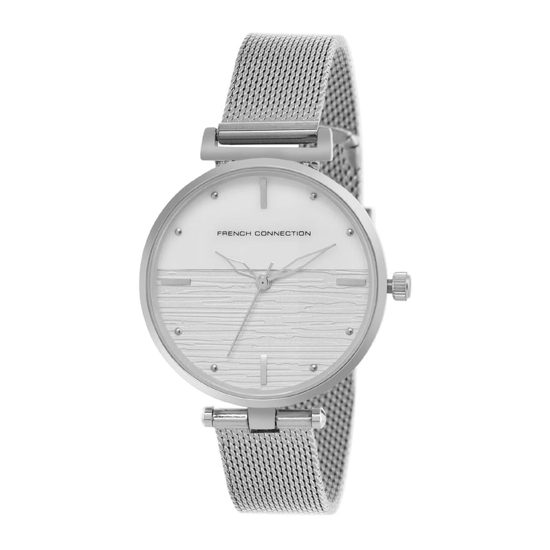 French Connection Analog Silver Stainless Steel Women's Watch FCN00030D