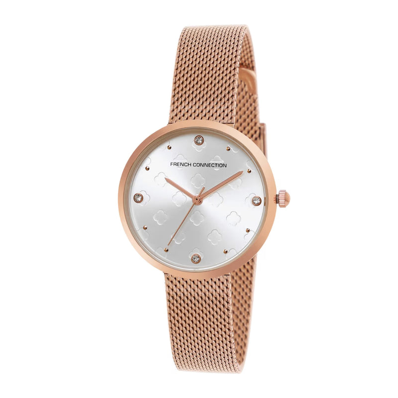 French Connection Analog Rose Gold Stainless Steel Women's Watch FCN00040A